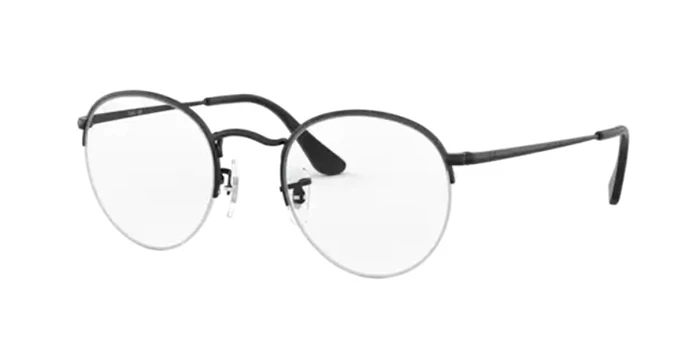 

Rayban ROUND GAZE 3947V 2509 51 Eyeglass Frame Desing Prescription Glasses Black Frame High Quality