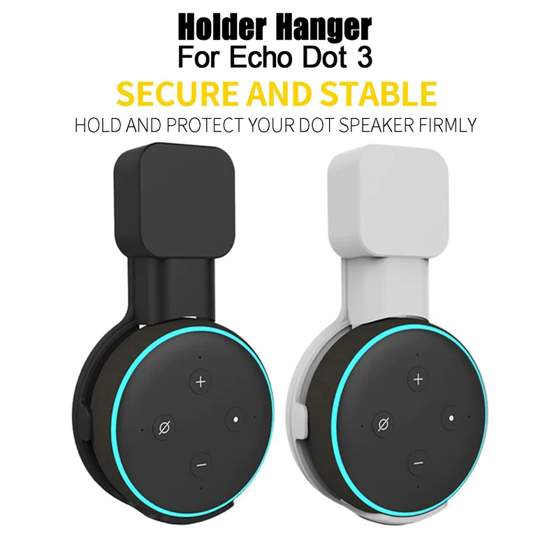 1/2 шт розетка настенное крепление Стенд Hange для Echo Dot 3-го поколения держатель Чехол штекер, вставной крепежный стенд работа с Amazon Echo Dot