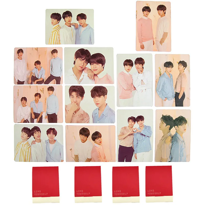Kpop Bangtan Boys World Tour Фотокарта Love Yourself альбом мини LOMO карта JIMIN JUNG KOOK JIN J HOPE V|Визитки| |