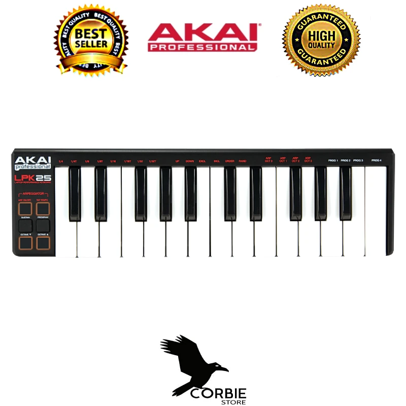 

Akai Professional LPK25V2 Music Production Keyboard Controller Dj Equipment