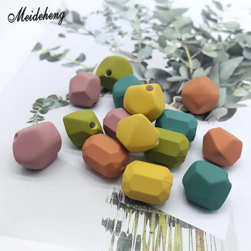 Acrylic DIY Stone Diamond Cylinder Beads for Jewelry Making Autumn Winter Color Through Hairpin Headdress Hole Loose Beads  | Украшения