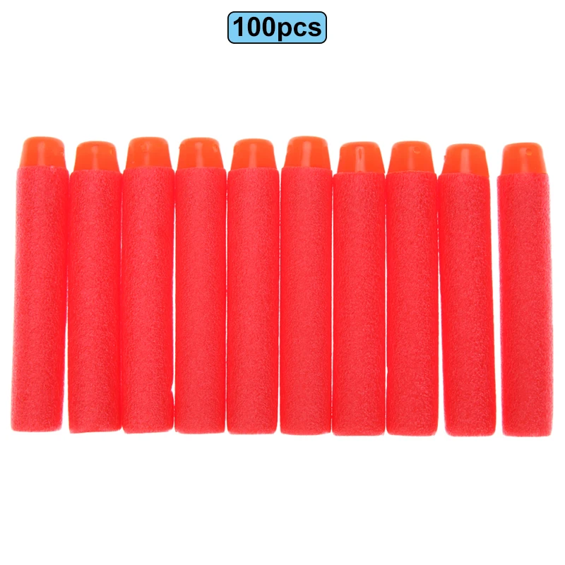100pcs red Для Nerf игрушки Стрельба Цель Дети звуковой светильник стрельба игры Высокая точность забивание Авто Сброс электрический пистолет цель аксессуары - Цвет: 100pcs red