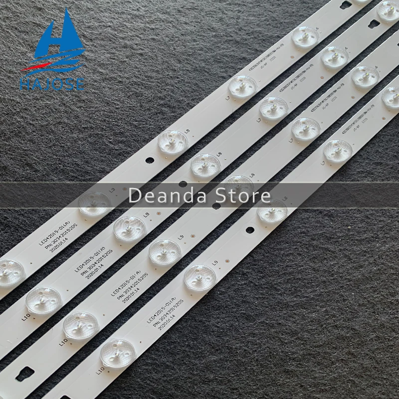 Светодиодный подсветка полосы 15 лампы для JVC 42 ''светодиодный 42D15-01(C) 3034201520V