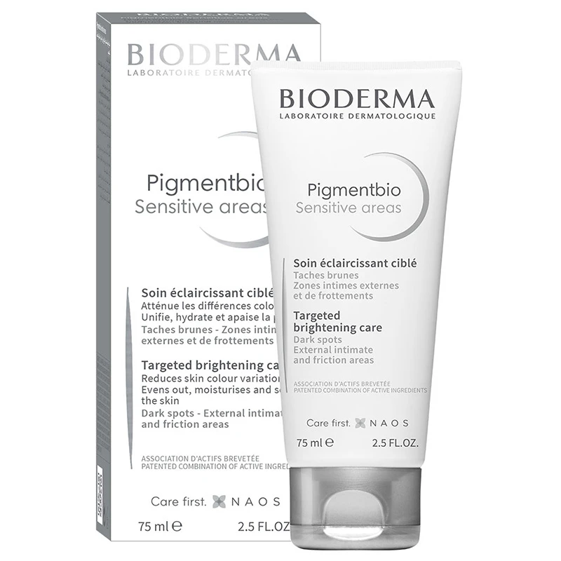 

Отбеливающий крем Bioderma Pigmentbio для чувствительной области, 75 мл