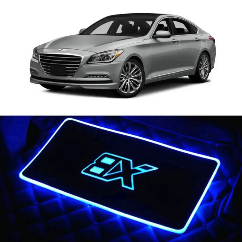 

Умный автомобильный коврик с голосовым управлением, освещение для Hyundai Elantra csolaris i30 ix35
