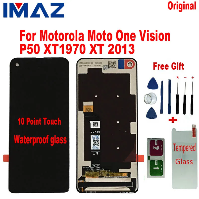 100% Оригинальный ЖК дисплей IMAZ 6 3 для Motorola Moto One Action XT2013 P50 XT1970 с сенсорной панелью и
