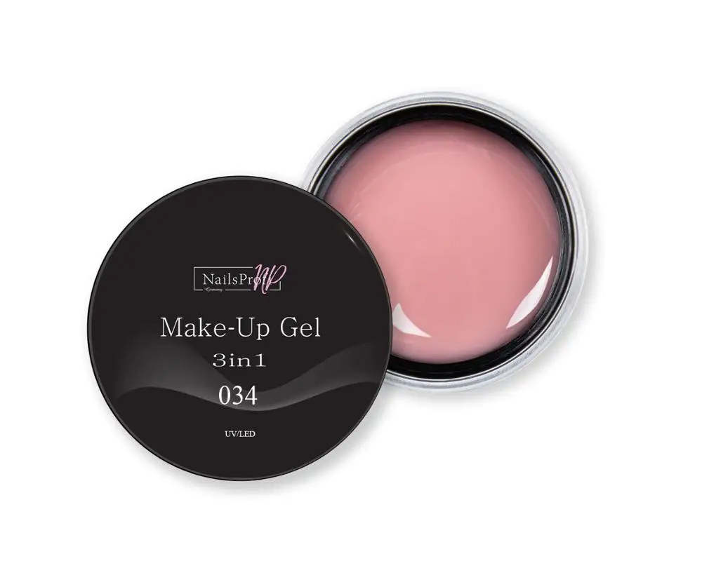 Гель лак для ногтей NailsProfi Make Up Gel 3in1 034 15 гр маникюра высокое качество|Гель ногтей| |