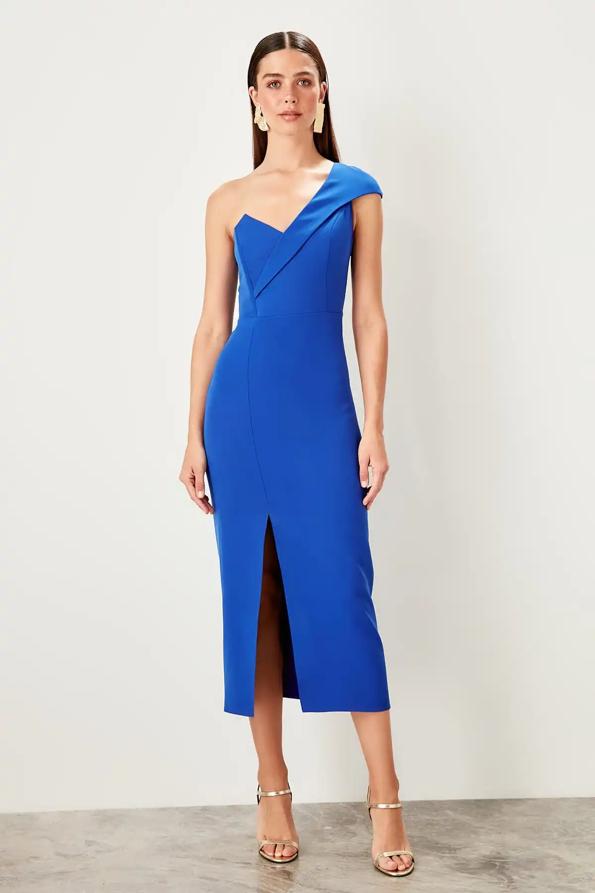 Trendyol воротник деталь вечернее платье TPRSS19UT0151|Вечерние платья| |