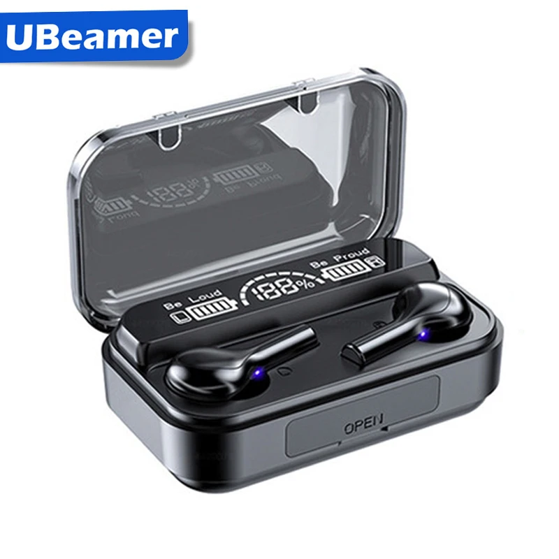 Беспроводные наушники Ubeamer стерео водонепроницаемые вкладыши с микрофоном Bluetooth