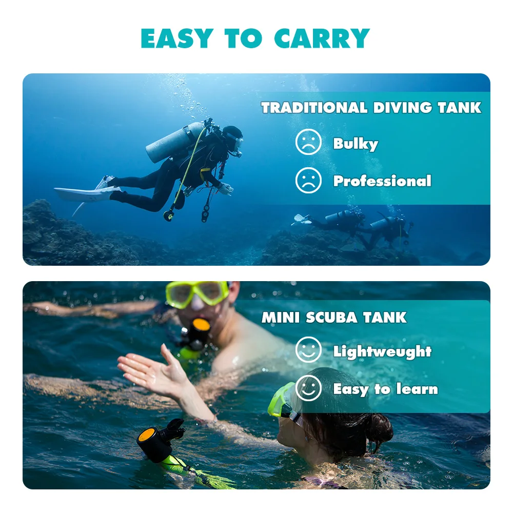 Оборудование для подводного плавания ChikaDiv C300 резервуар кислородный цилиндр