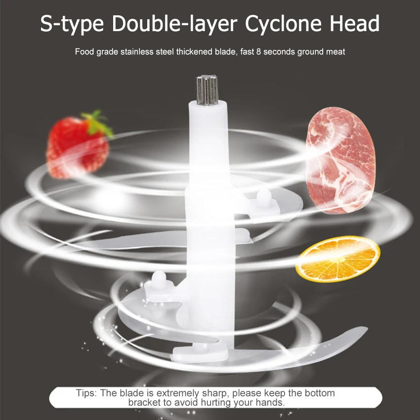 MEMDOO 2L электрическая мясорубка измельчитель мяса Мясорубка автоматический