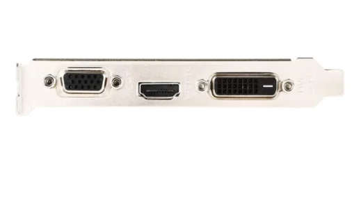 MSI игровая GeForce GT 710 1 ГБ GDRR3 64-разрядный HDCP Поддержка DirectX 12 OpenGL 4 5 теплоотвод низкий
