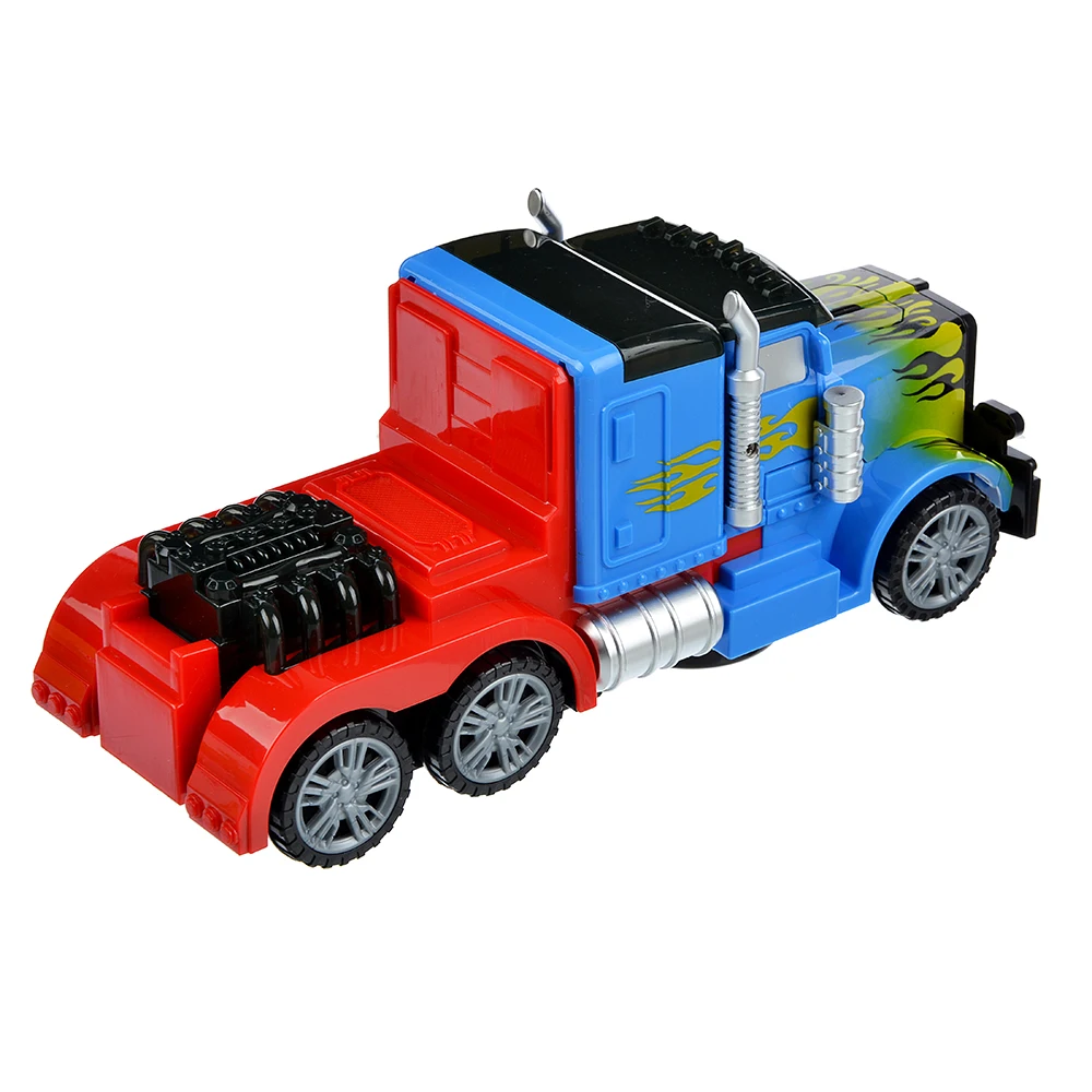 ФУРА ТРАНСФОРМИРУЮЩАЯСЯ: СВЕТ ЗВУК ДВИЖЕНИЕ ДАТЧИК ПРЕПЯТСТВИЙ ПЛАСТИК | Игрушки