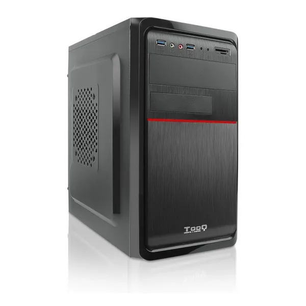 Корпус ATX Mini tower с кард ридером TooQ TQC 4745DU3C B черный| |