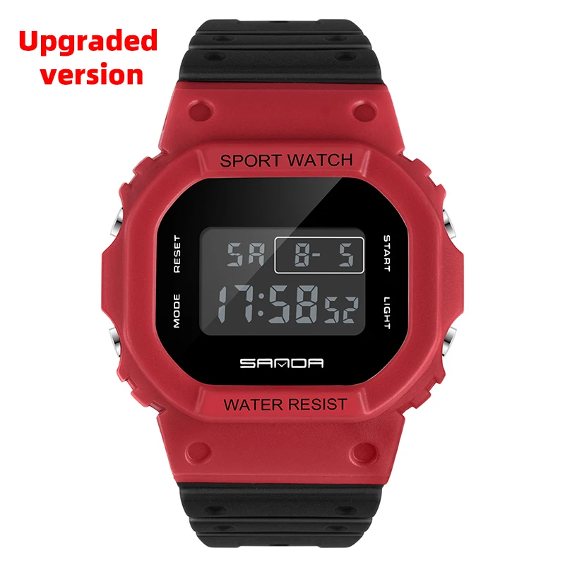 

SANDA Men Sports Watches LED Digital Swim Clock Men Women Multifunctional Wristwatches Alarm Military Watch Relogio Masculino