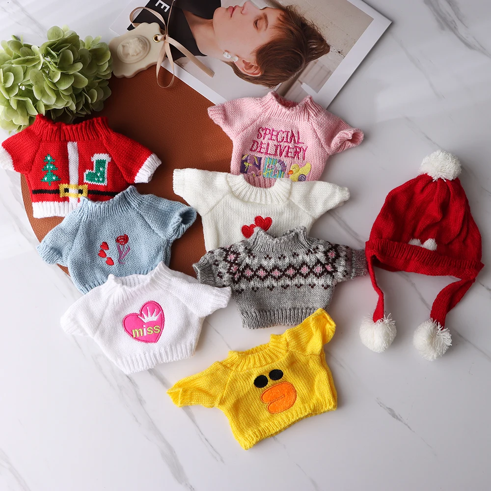 Новинка 30 см желтая утка плюшевая игрушка Одежда Симпатичные плюшевые куклы