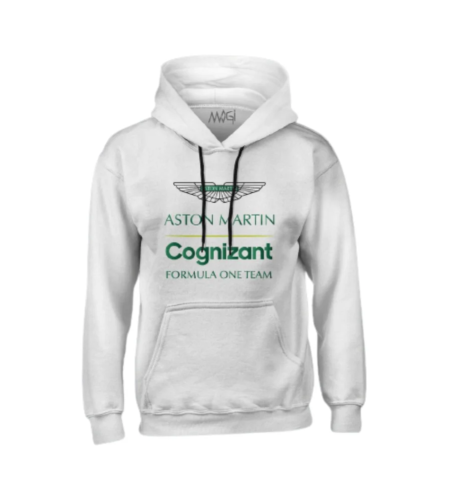 

2021 New Season Men's Sweatshirt with Aston Martin Cognizant Formula One Team Printed Hoodie - Thick - Hooded - Sweatshirt