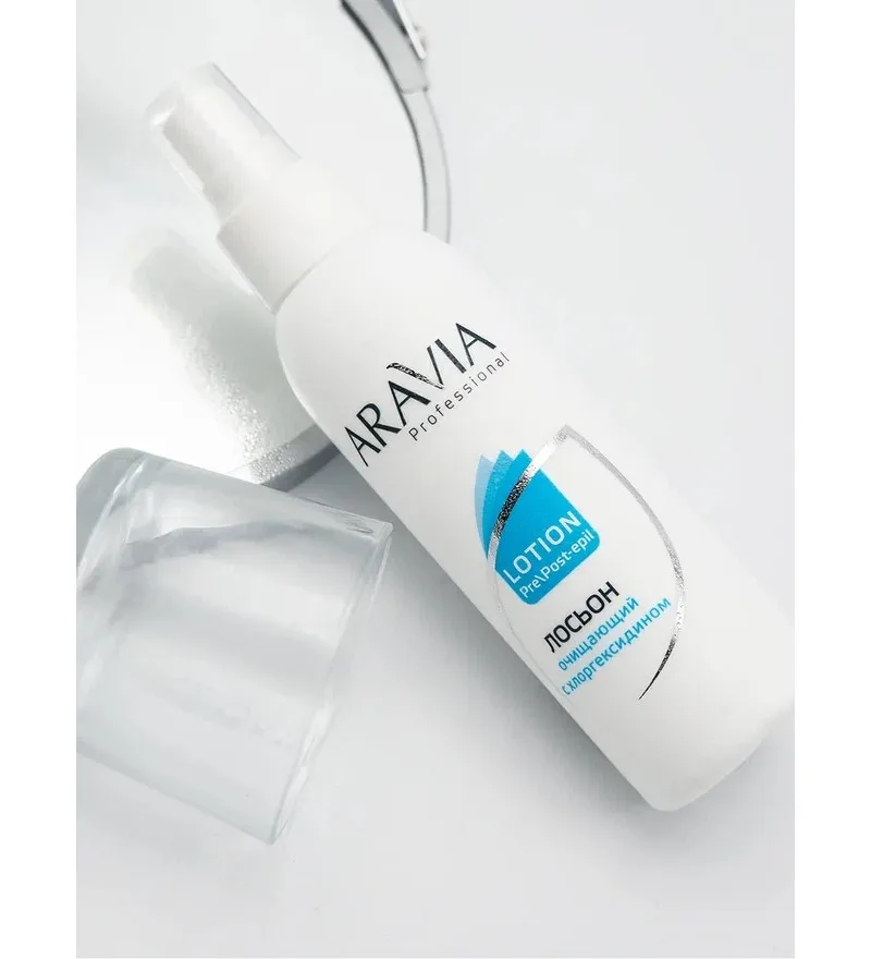 ARAVIA Professional Лосьон очищающий с хлоргексидином 150 мл./15 |