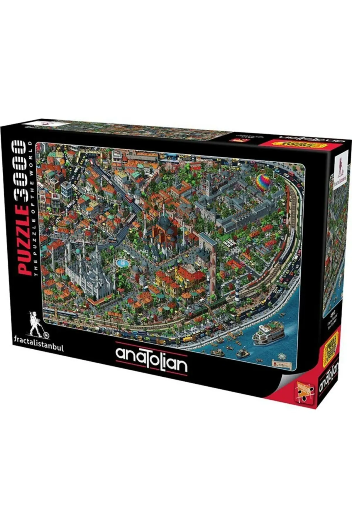 

3000 piece puzzle suitable for adults and children colorful quality print made in turkey jigsaw new model