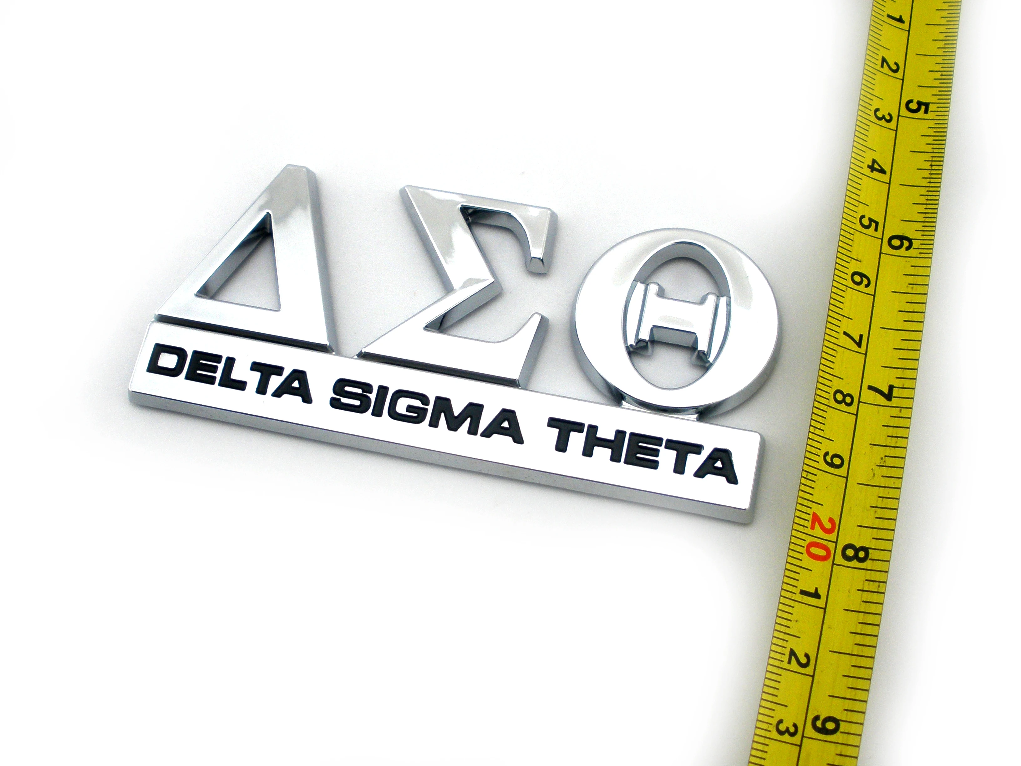 3D Хром DST Delta Sigma Theta Sorority Автомобильная эмблема наклейка авто знак наклейка грузовик логотип