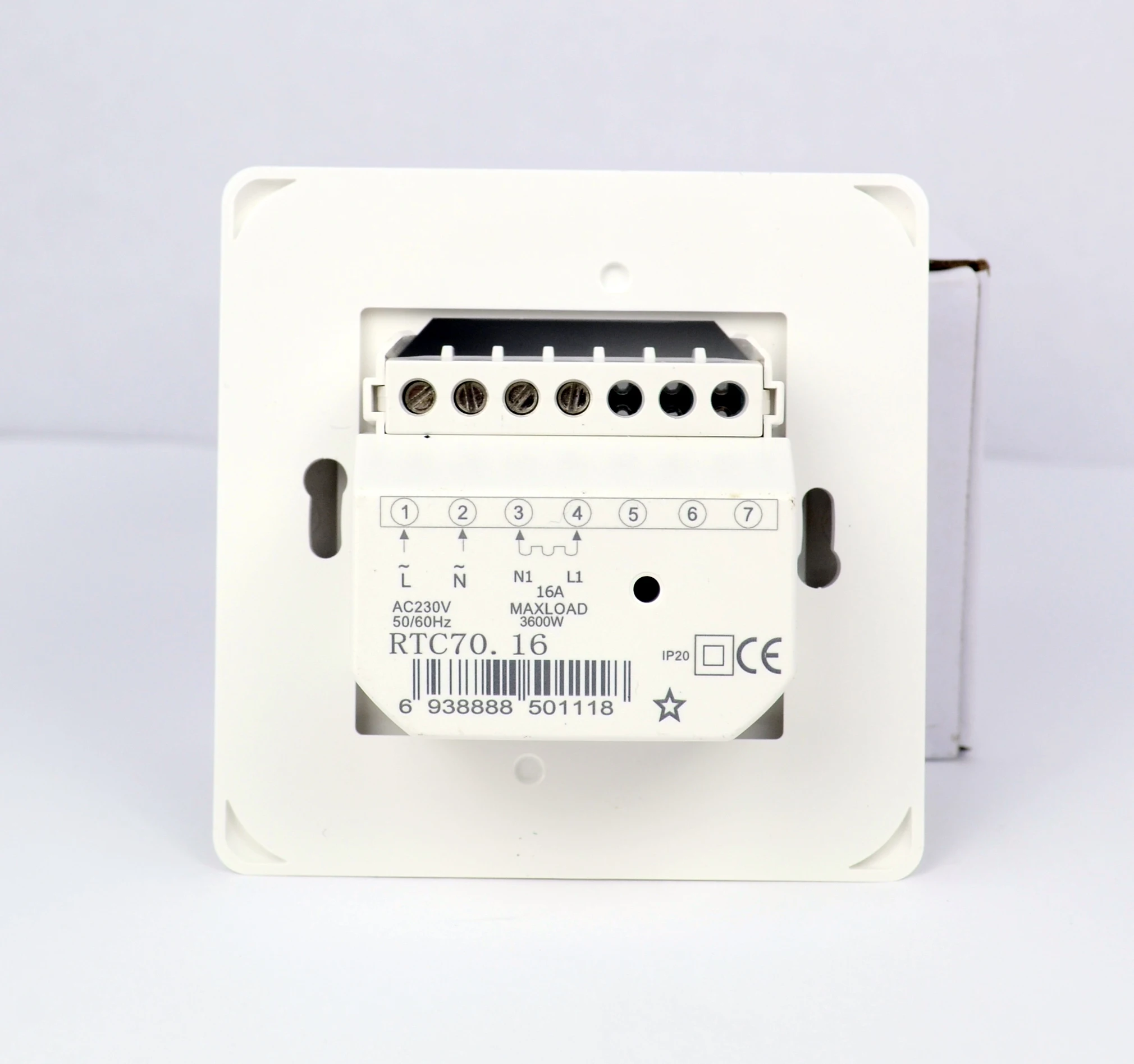 Терморегулятор механический RTC70.16 со встроенным датчиком воздуха/ для