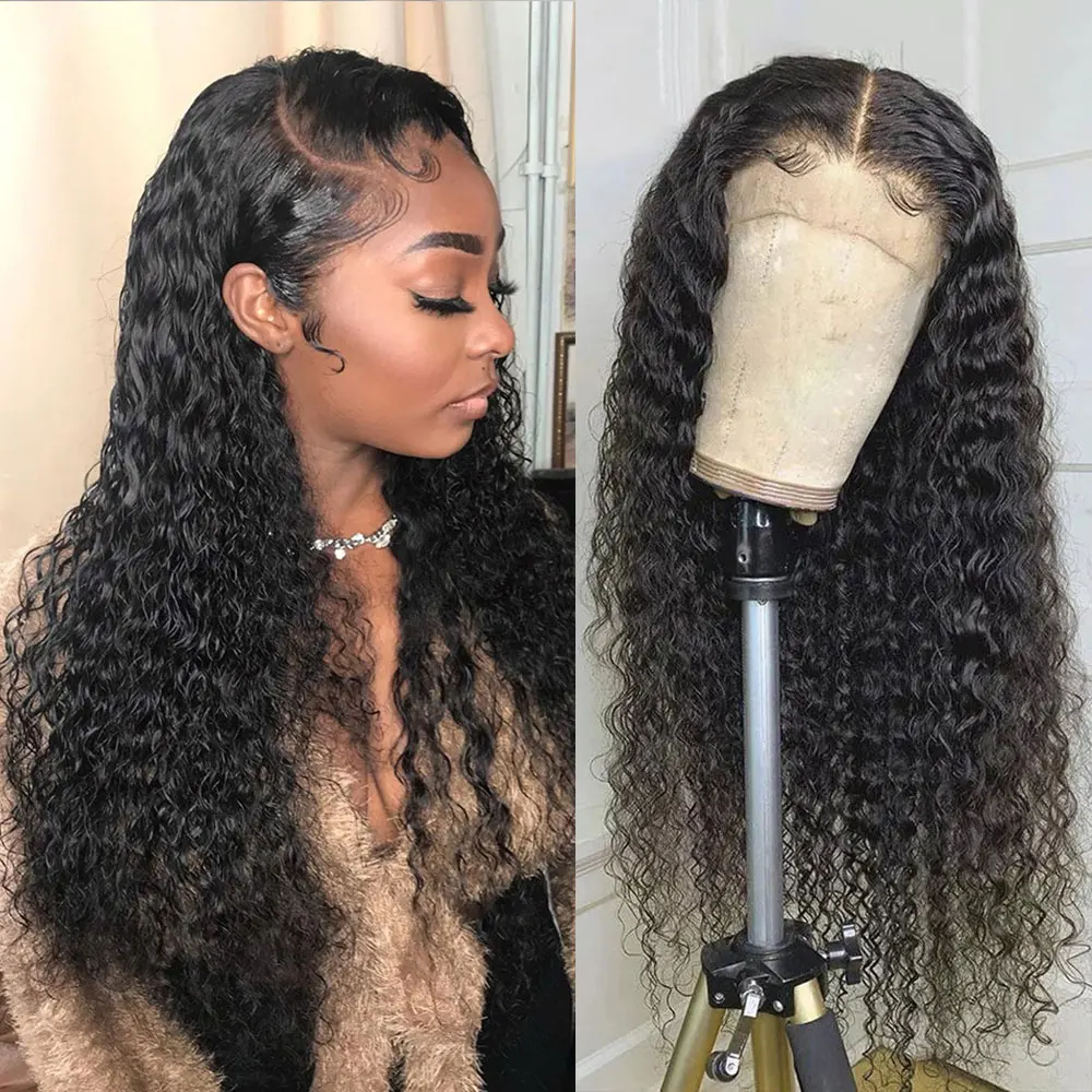 

13x4 Deep Wave Lace Frontal Wig Human Hair 30 Inch Brazilian Wet And Wavy Deep Wave Lace Front Human Hair Wigs For Black Women