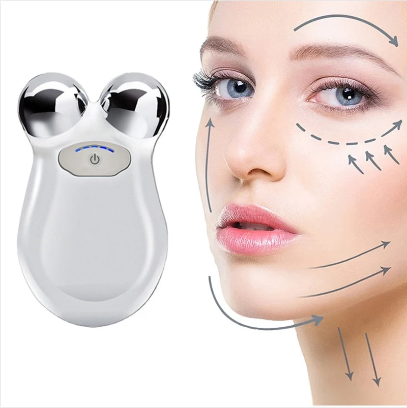 

Facial EMS Massager For Face Massager Face Lifting Microcurrent Roller Massager Facial Skin Care Device Beauty Face Lift Machine