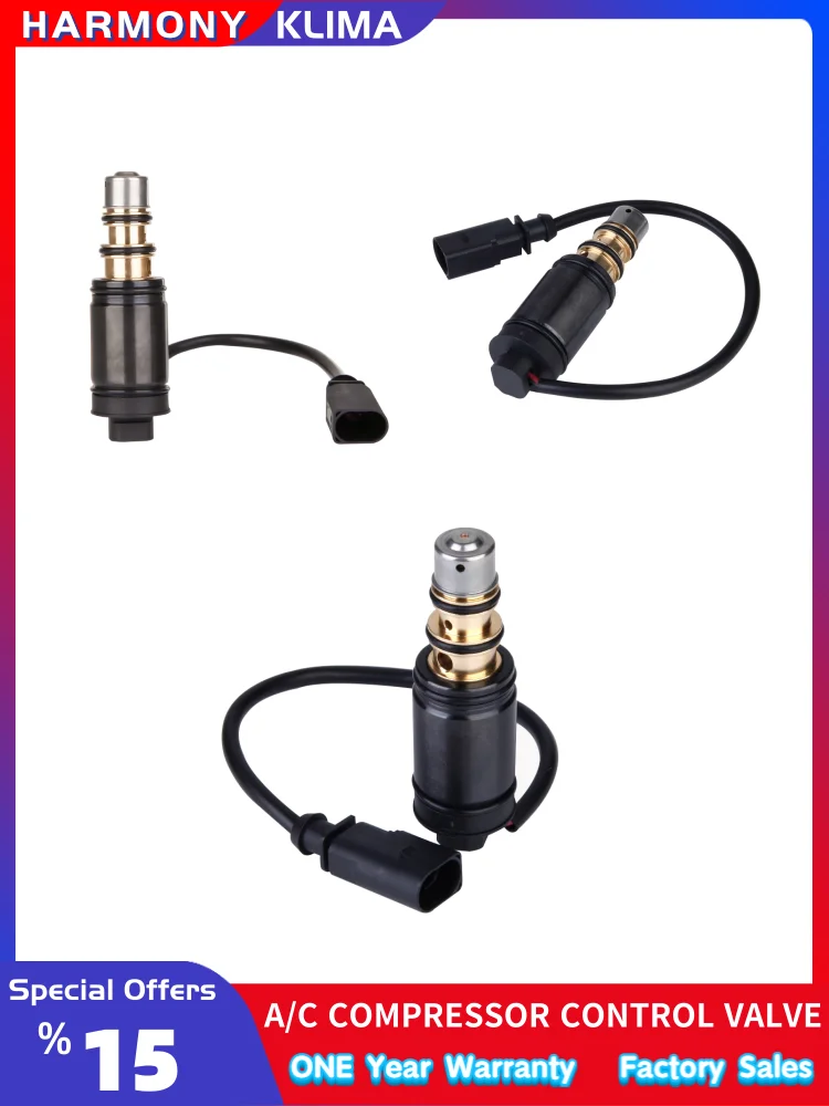 Электрический регулирующий клапан компрессора переменного тока для автомобиля