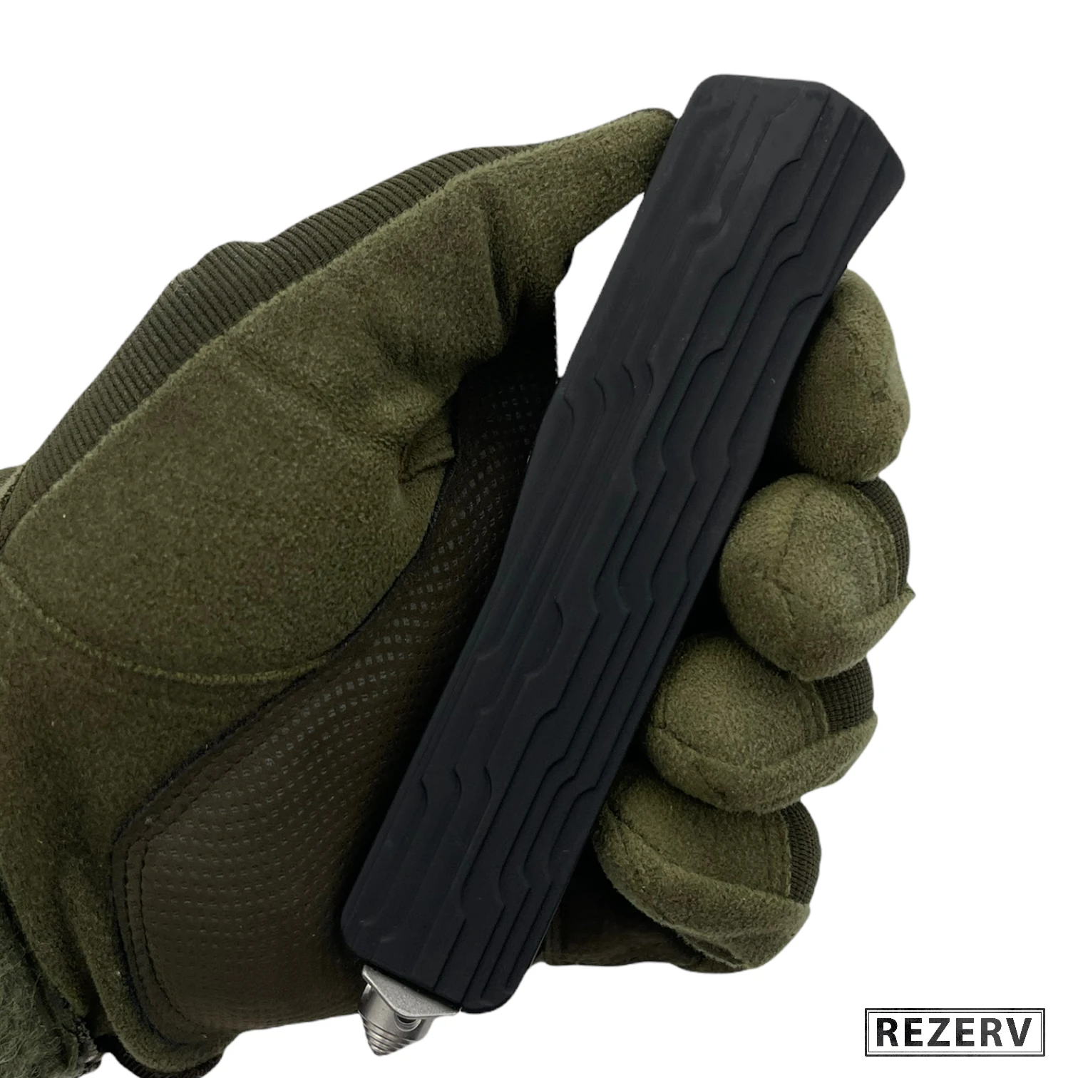 Нож кнопочный фронтальный Micro mod. 5 (Double front) автоматический складной сталь 420 рук.