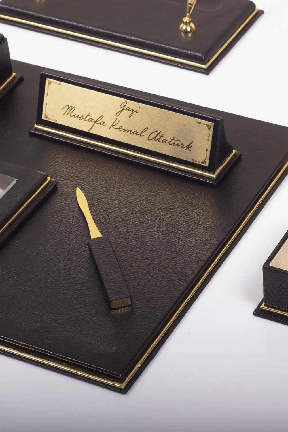 Набор из 15 предметов натуральной бычьей кожи органайзер для стола офисные