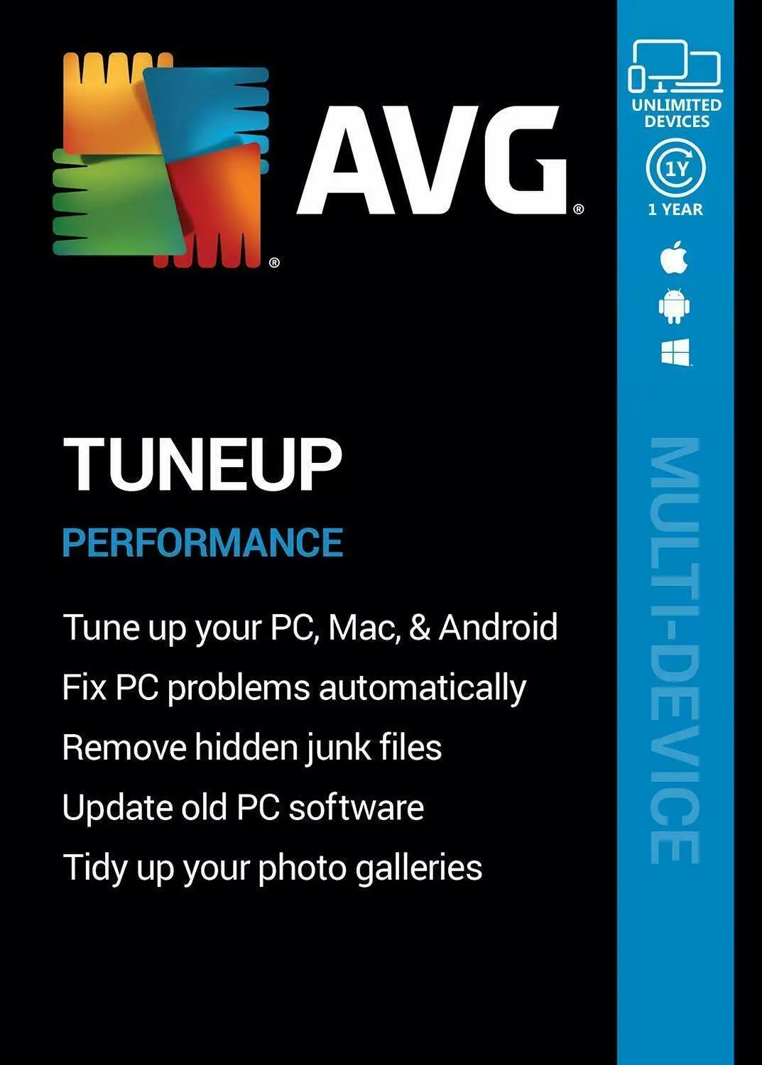 

AVG TUNEUP 2021 - FOR 10 DEVICES - 1 YEAR - DOWNLOAD