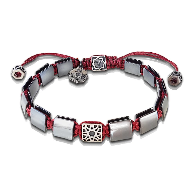 

VAOOV 925 Sterling Silver Hematite Bracelet