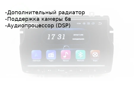 Lada Vesta Android 9 multimedia - Цвет: DSP
