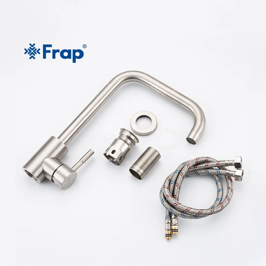 

Матовый смеситель из нержавеющей стали Frap Y40107/8, поворотный на 360 градусов