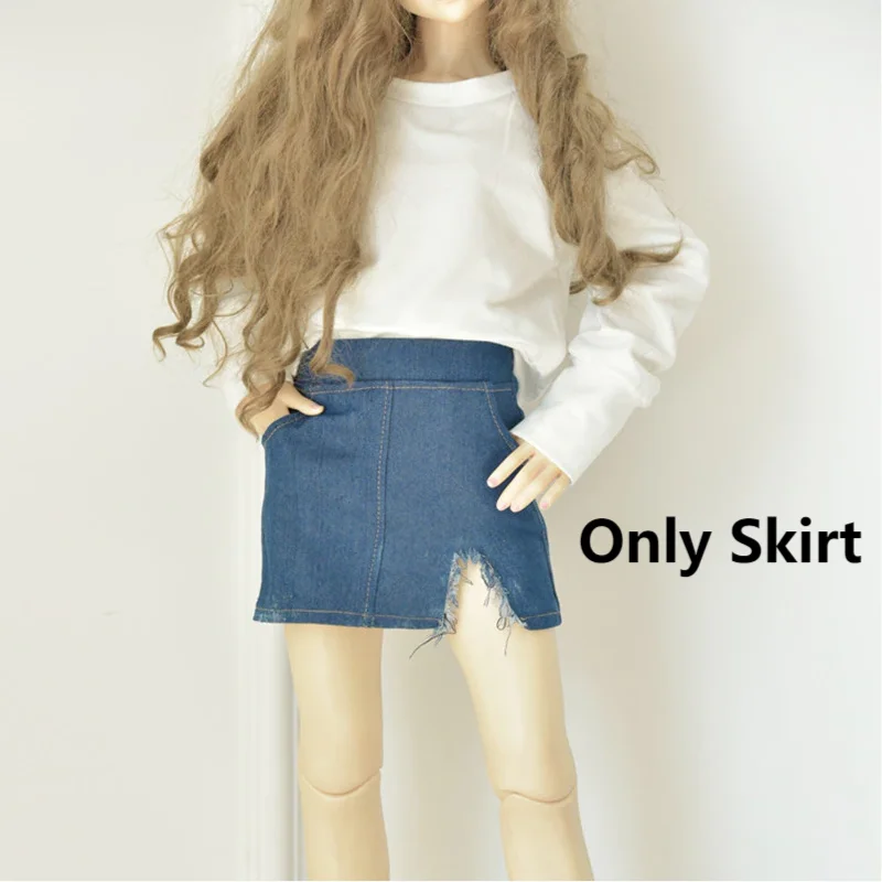 

Hxwanx Doll Clothes Sexy Denim Skirt Kilt For 1/3 1/4 1/6 BJD SD Doll Accessories Clothing Girls Toys For Children Clothes Dolls
