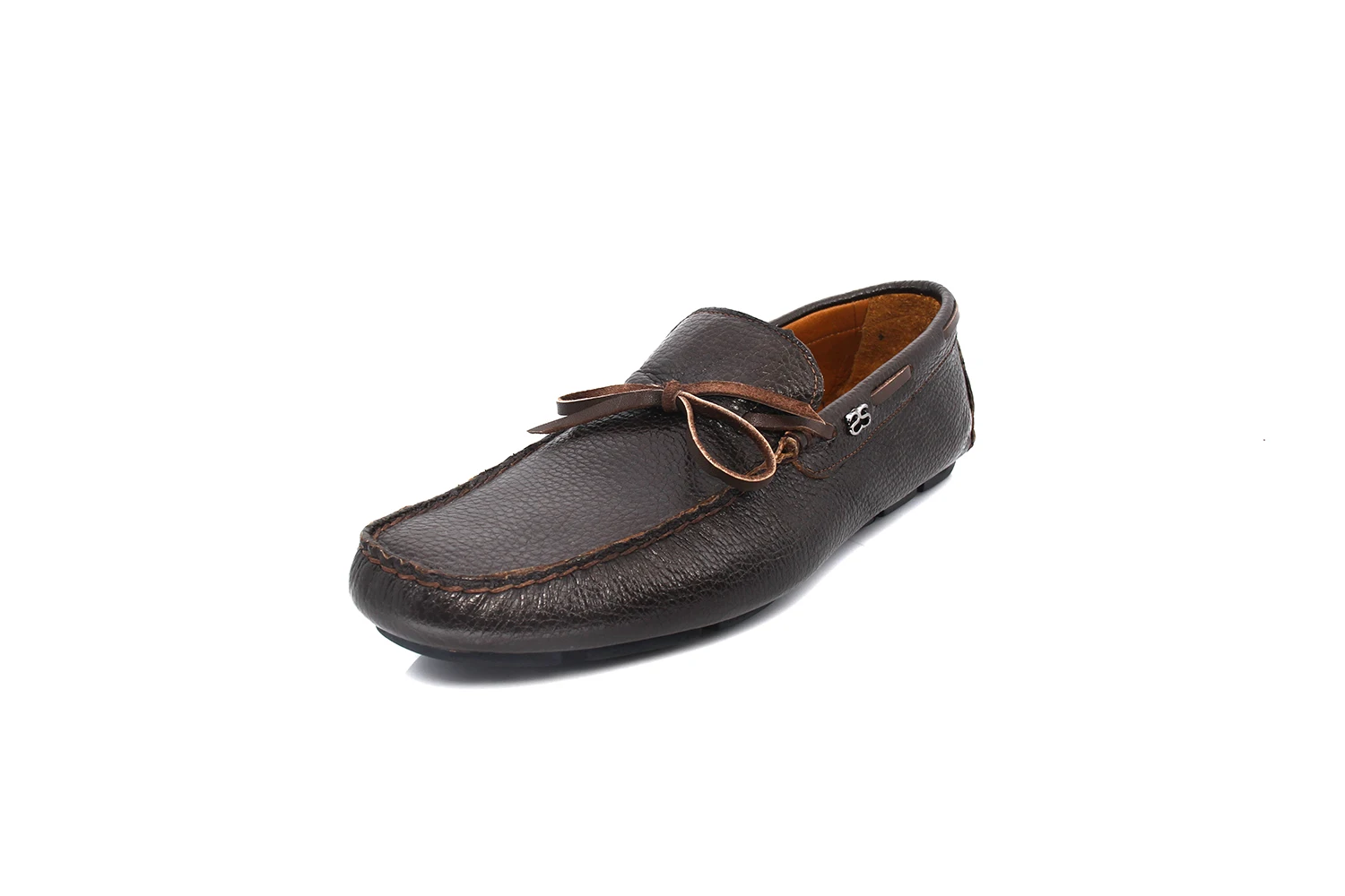 

Shenbin's Handmade Loafers with Floater Leather, Brown, Black and Dark Blue, Shenbins Exclusive Men's Footwear