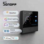 SONOFF NS Панель Умный настенный выключатель ЕССША Wifi термостат дисплей Панель все-в-одном управление для Alexa Google Home Яндекса Алиса