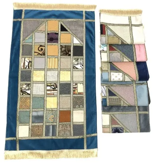 

Lined Patchwork (Patchwork) Prayer Rug muslim islamic gift سجاد صلاة مسلم هدية إسلامية sijad salat muslim hadiat 'iislamia