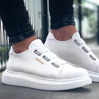 chekich mens womens shoes white color artificial leather summer season elastic band closure comfortable fashion wedding orthopedic walking sport unisex lightweight sneakers running breathable odorless office ch253