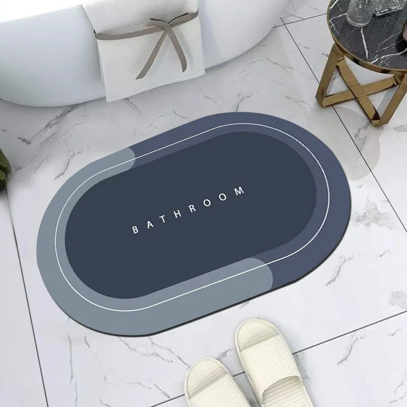 

Super Absorbent Floor Mat Bend At Will Non-Slip Locality Moisture Retention Good Flexibility Fashion Floor Mats