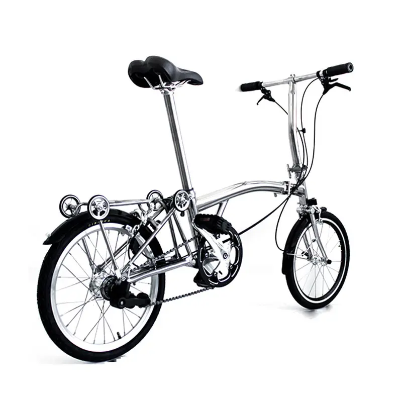 Сверхлегкий титановый складной велосипед Gr9 авиационный материал 16 дюймов