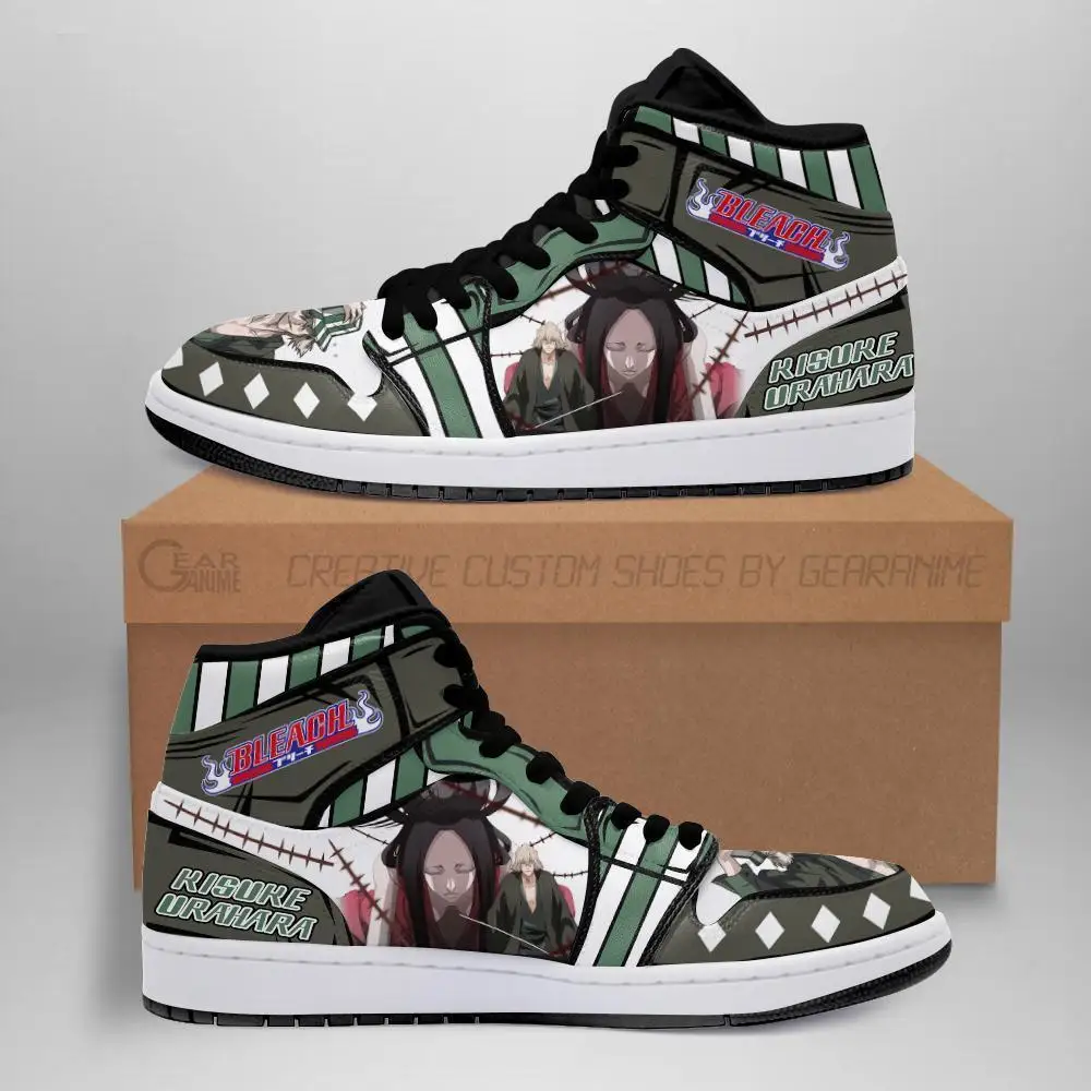 

Kisuke Urahara Sneakers Bleach Anime Shoes Fan Gift Idea