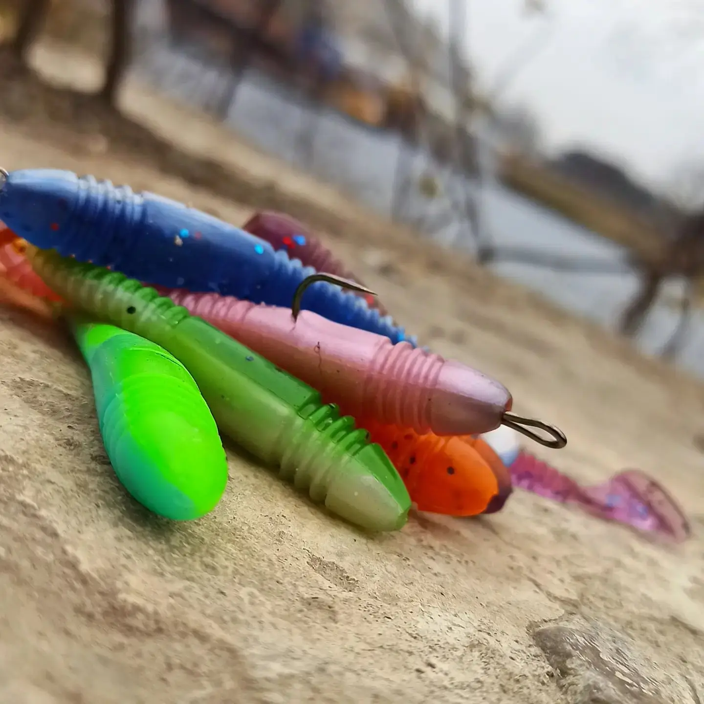 Силиконовая приманка YUMMY Tioga 3.9" 99mm (5шт/уп) fishing lures для рыбалки | Спорт и