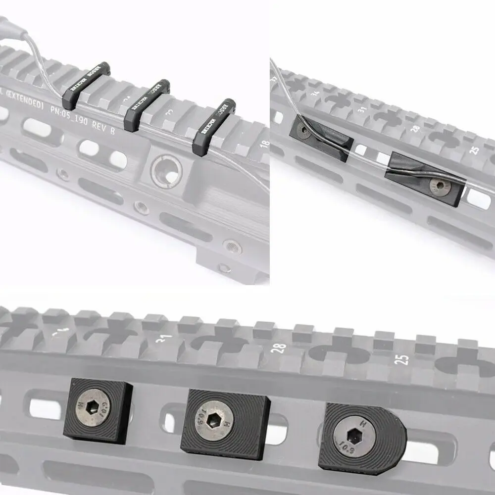 Arson M-LOK Keymod направляющая крышка провода система управления кабелями 3 шт./компл.