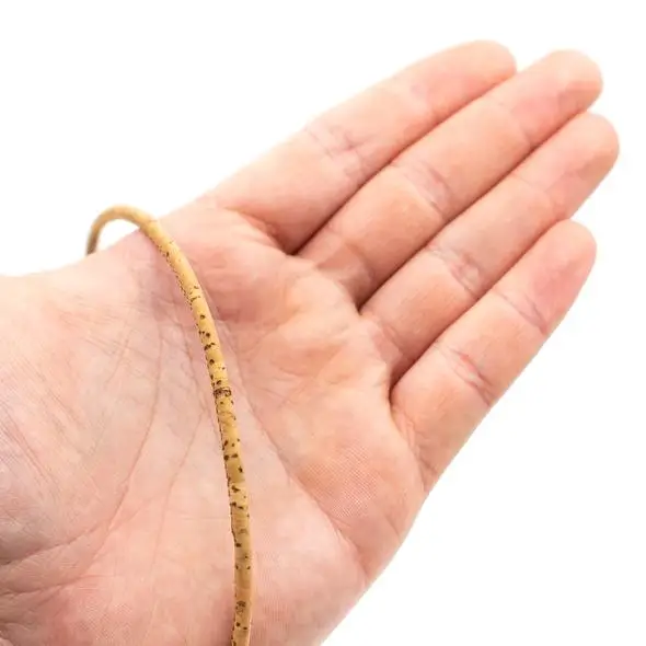 Круглая пробка 10 метров натуральный 3 мм Шнур пробковый шнур COR 169 10|cork cord|jewelry