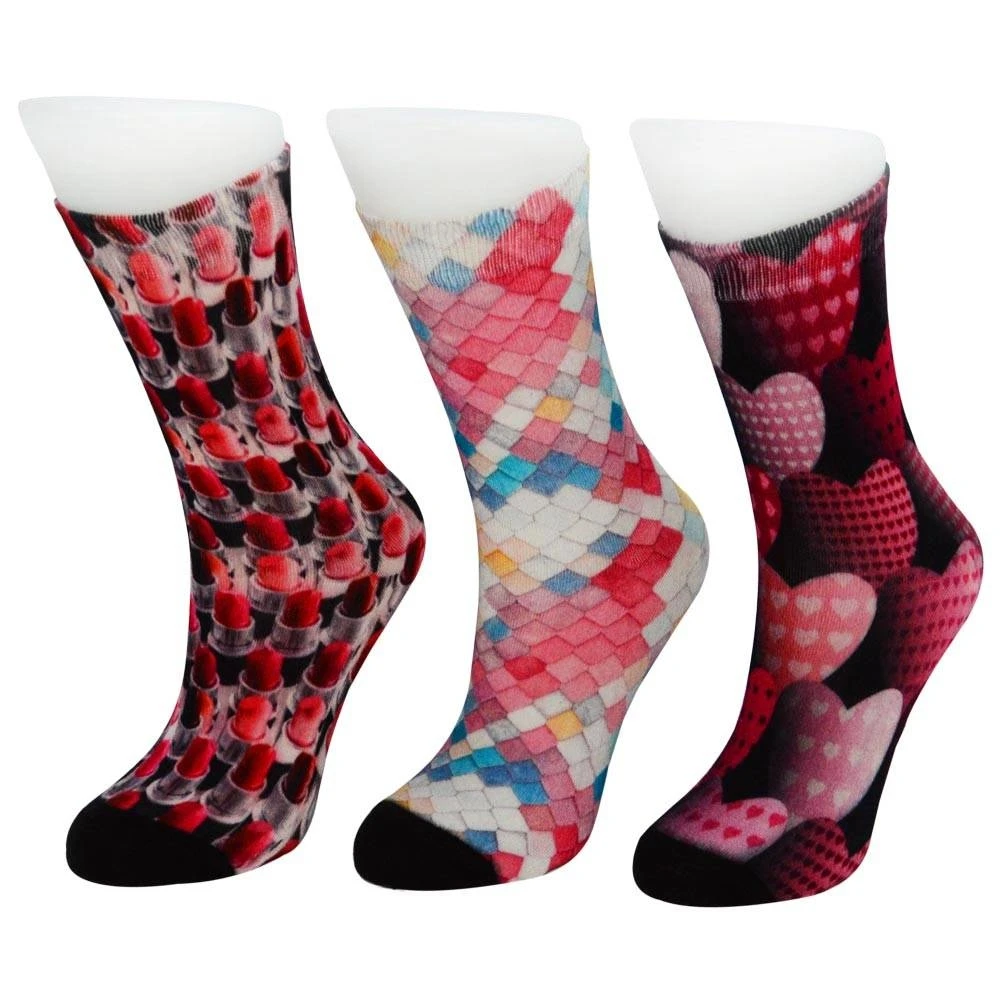 6 pcs Bolero Women Socks Set Happy Fun Printed Cute Socks Socks Women Socks Printed Macarons
