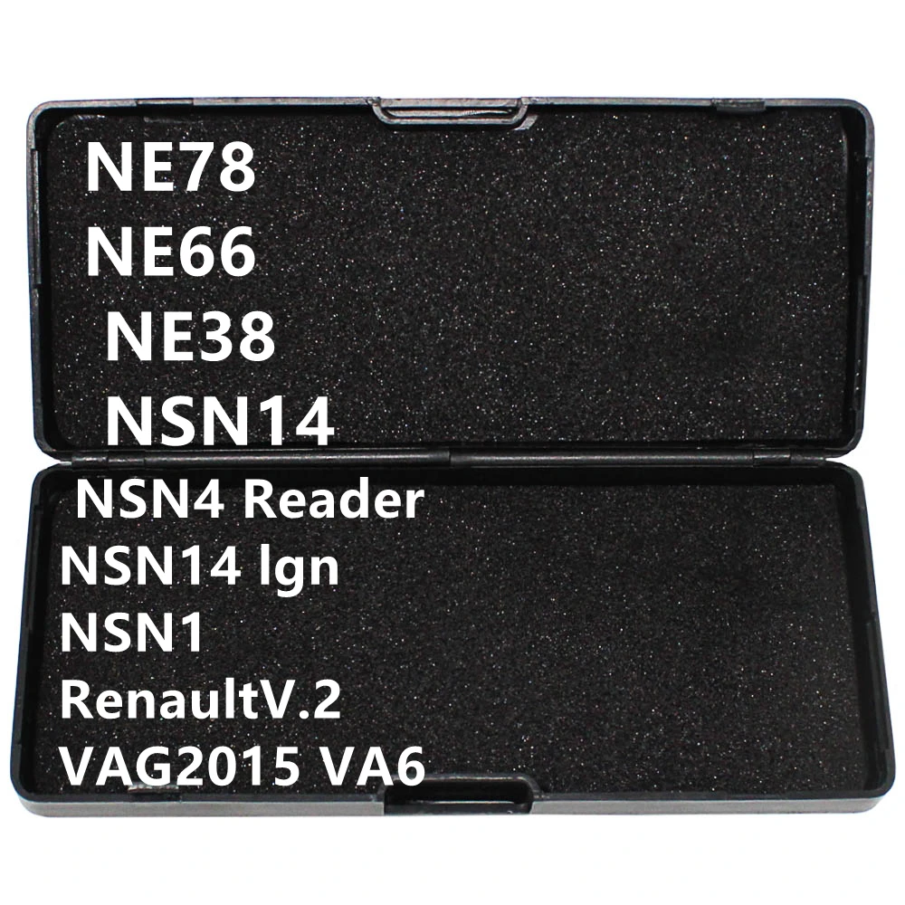 Lishi 2 in 1 NE78 NE66 NE38 NSN14 lgn NSN1 RenaultV.2 VA6 SZ14 SIP22 SSY3 TOY43AT For All Types LISHI Locksmith Tools |