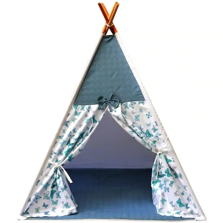 Papoose Play Tent из чистого хлопка-10 различных узоров-аллергенов и вредных химических