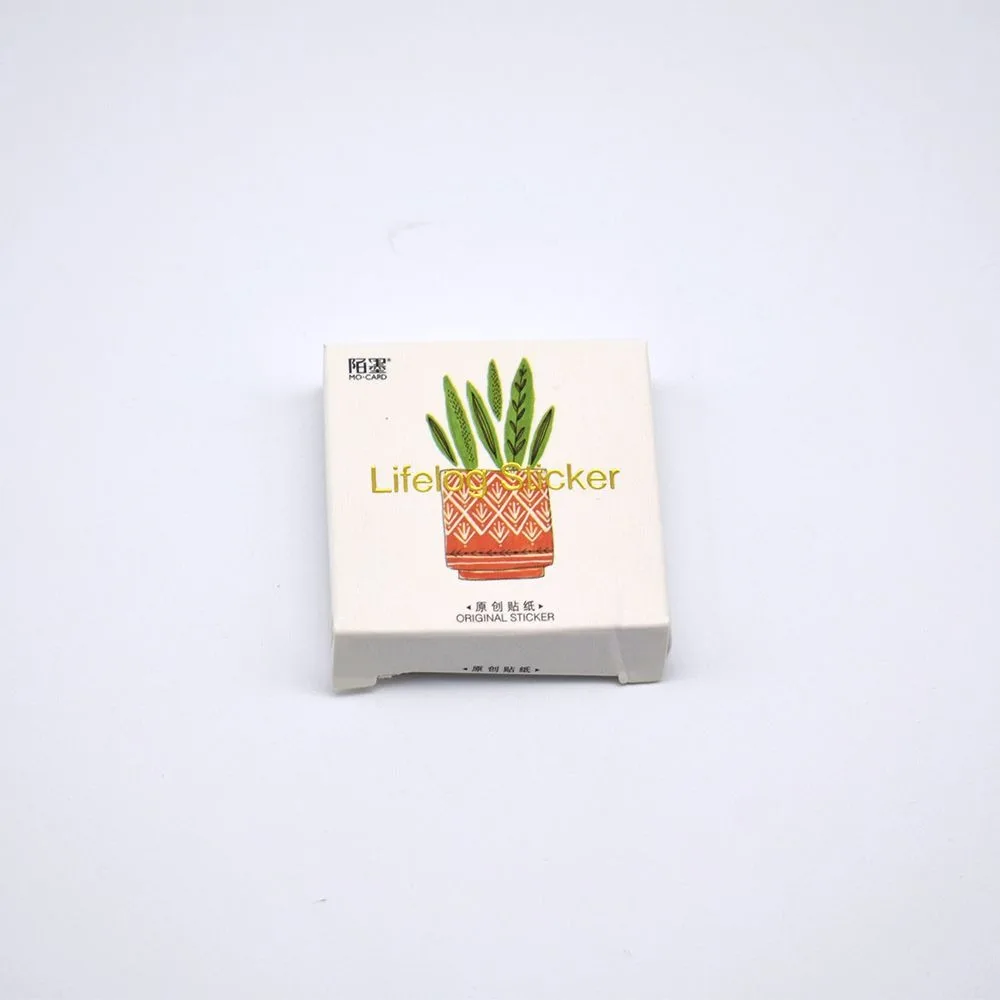 

NEW 45pcs/set Cute Green Plant Cactus Stickers Planner Scrapbooking DIY Decoration Diary Album Stick Label Journal Sticker