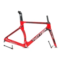 eu free shipping fast delivery china bicycle factory 700c disc brake thru axle type carbon fibre road bike frame